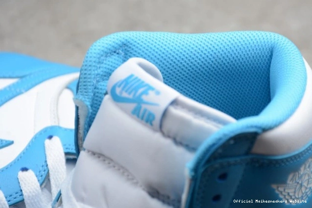 Official Maikesneakers Jordan High 1 Retro Air 'UNC' 555088-117 OG 0808